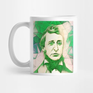 Ralph Waldo Emerson Green Portrait | Ralph Waldo Emerson Artwork 7 Mug